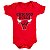 Kit Body Bebê Luxo Tule Basquete NBA Chicago Bulls Menina - Imagem 2