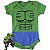 Kit Body Bebê O Incrivel Hulk com Máscara - Imagem 2