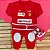 Kit Macacão Bebê Fórmula 1 Scuderia Ferrari e Tênis Vermelho - Imagem 1