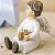 Anjo de Resina Sentado  Com Estrela na Mão 8 x 6cm - Imagem 4