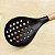 Escumadeira Charmy Preto de Silicone e Cabo de Bambu 31 x 10cm - Imagem 3