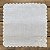 Guardanapo Branco Arabescos Tule e Renda 48 x48cm - Imagem 2