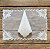 Guardanapo Branco Arabescos Tule e Renda 48 x48cm - Imagem 5
