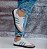 Tênis Samba Casual Branco/Azul - Imagem 3