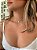 Choker concha e bolinhas em Prata 925 - Imagem 1