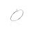 Anel de Prata Minimalista Meia Lua - Imagem 1