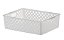 Cesto Organizador Quadratta 27X21X8  - Cod:891Branco - Imagem 1