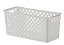 Cesto Organizador Quadratta 27X12X12 - Cod:893Creme - Imagem 1