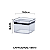 Pote Hermético Lumini Quadrado 480 Ml - Imagem 2