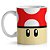 Caneca Gamer Cogumelo Vermelho Grow Up 325ml - Imagem 1