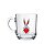 CANECA LOONEY TUNES 300 ML DE VIDRO - PERNALONGA (7898919019854) - Imagem 2