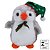 Pelúcia Pinguim de Natal 19cm - Imagem 1