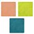 Kit 3 Panos Multiuso 30x30cm Microfibra - Cores Sortidas - Imagem 2