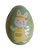 Ovo Decorativo Pascoa de Metal 6,6cm x 4,7cm x 5,1cm - Imagem 3