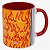 Caneca de Cerâmica 350ML - 4 FANTASTICO TOCHA HUMANA - Imagem 3