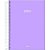 Caderno Universitário 1 Matéria 80 Folhas 20x27,5cm - Stilo Lilás - Imagem 1