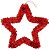 Estrela de Festão 30cm - Natal - Imagem 1