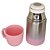 Garrafa Térmica de Aço Inox 210ml - Rosa - Imagem 2