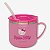 Caneca de Aço com Tampa e Canudo Flip 250ML - HELLO KITTY - Imagem 2
