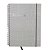 Planner Permanente 96 folhas Capa Dura 17,6cm x 23,9cm - Cinza - Imagem 1