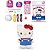 Kit Amigurumi - Hello Kitty Look Azul Blusa Listrada - Imagem 2