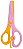 Tesoura Escolar Plastica Kids - Cores Sortidas - Imagem 4