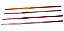 Kit 4 Agulhas de Crochê Aluminio Colorido 2,0mm a 3,5mm - Circulo - Imagem 1