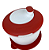 Tupperware® Centrífuga Plus - Tampa Vermelha - 3.9l - Imagem 3