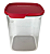 Tupperware® Ultra Clear Quadrado Paixão - 3.6l - Imagem 1