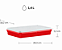 Tupperware® Refri Box II Plus Vermelho - 1.4l - Imagem 3