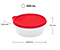 Tupperware® Tupper® Pote Dinâmico Translúcido com Tampa Vermelha - 400ml - Imagem 4