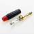 CONECTOR PLUG P10 MONO PRETO/VERMELHO - Imagem 4