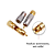 CONECTORES RCA NAKAMICHI BANHADOS A OURO ( PAR) - Imagem 3