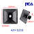 CORNETA QUADRADA FLANGE  AJH-5259 220 X 220 X 138mm - Imagem 1