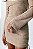 Vestido Curto Malha Areia - Imagem 3