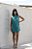 Vestido Lia Verde Lurex - Imagem 1