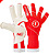 LUVA DE GOLEIRO PROFISSIONAL N1 SIRIUS VERMELHA + BRINDE - Imagem 1