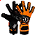 LUVA DE GOLEIRO N1 ARES LARANJA + BRINDE - Imagem 1