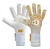 LUVA DE GOLEIRO PROFISSIONAL N1 SCORPIUS GOLD BRANCA 2.0 + BRINDE - Imagem 3