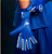 LUVA DE GOLEIRO PROFISSIONAL N1 SCORPIUS Blue 2.0 + BRINDE - Imagem 2