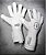 LUVA DE GOLEIRO PROFISSIONAL N1 SCORPIUS WHITE 2.0  + BRINDE - Imagem 6