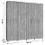 Guarda-Roupa Casal 8 Portas 4 Gavetas BRANCO 2022 - Percasa 2,03m x 2,08 m x 47cm - Imagem 3