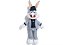 Kith x Looney Tunes Pelúcia Perna Longa Cinza - Imagem 1