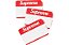 Supreme Adesivo Name Badge Vermelha (5 unidades) - Imagem 1