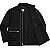 Supreme x Nike Jaqueta Double Zip Quilted Work Preta - Imagem 2