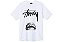 Stussy x Rick Owens Camiseta World Tour Collection Branca - Imagem 1