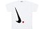 Nike x CDG Camiseta Branca - Imagem 1