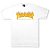 Thrasher Camiseta Flame Logo Branca - Imagem 1