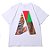 Atmos Camiseta LAB Big A Animal Print Branca - Imagem 1