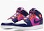 Nike Jordan 1 Mid Fire Pink/Purple/Grape - Imagem 1